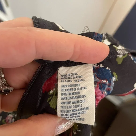 American Eagle strapless floral top women’s M - Picture 9 of 9